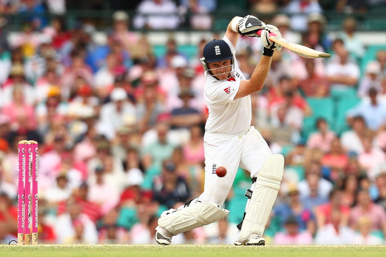 Ian Bell hitting a cover drive
