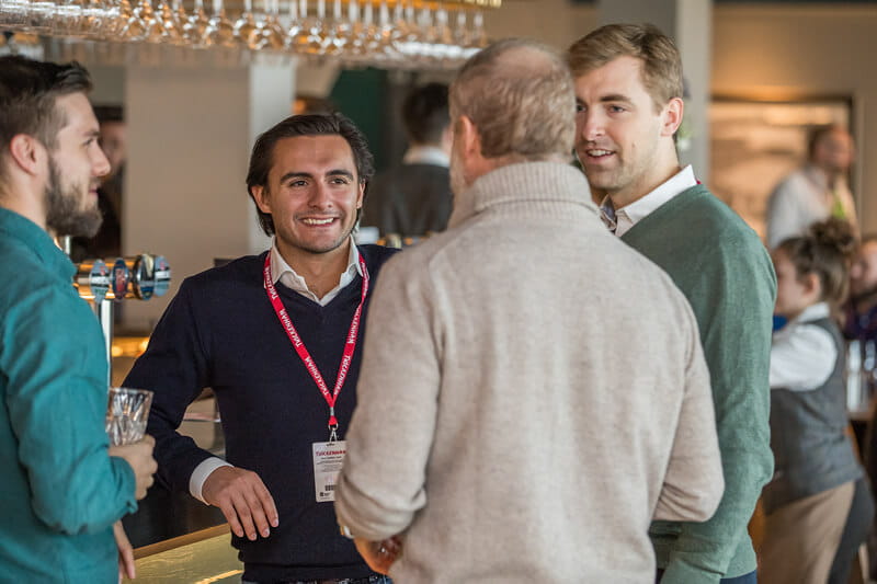 Hospitality guests in The East Wing at Twickenham Stadium for the autumn international series