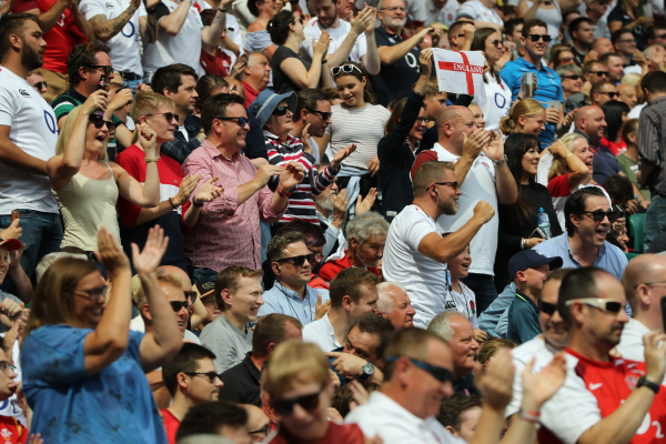 Fans at Twickenham