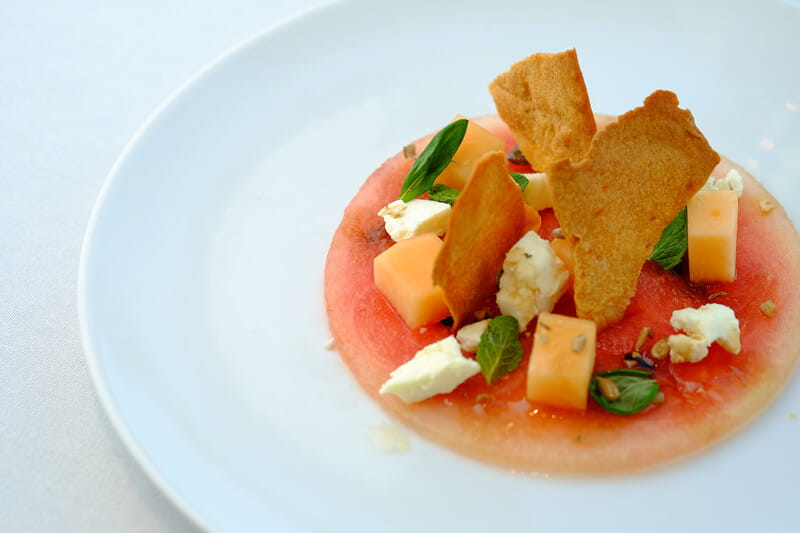 Roof Garden dish served at The Queen's Club Championships in 2022