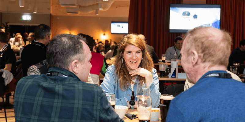Guests enjoying hospitality in the Allianz Suite at Allianz Stadium
