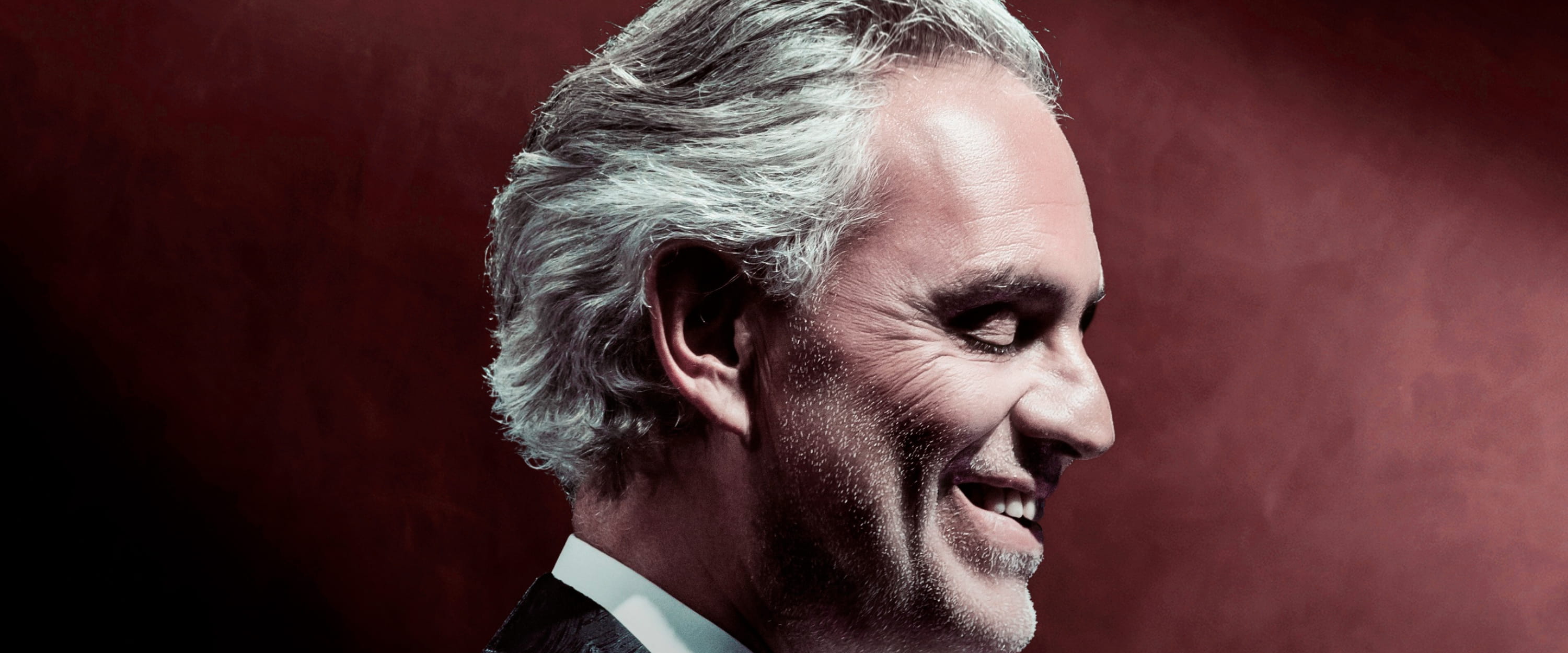 Headshot of classical music artist Andrea Bocelli who will perform at BST Hyde Park