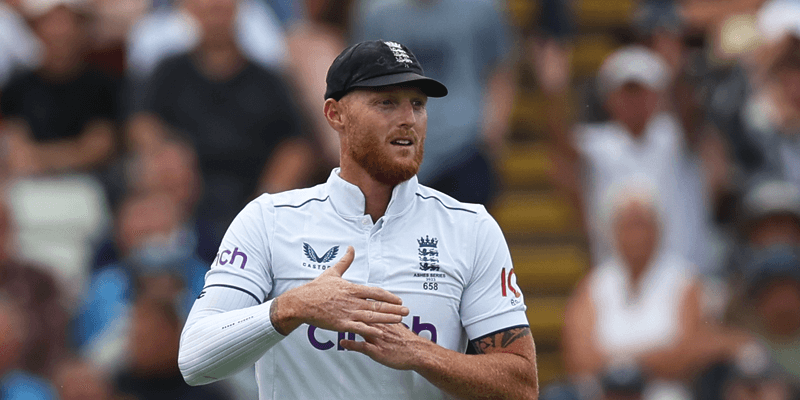England captain Ben Stokes in an International Test Match at Lord's Cricket Ground against the West Indies
