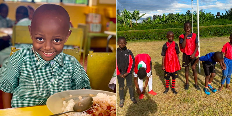 Baobab school in Nairobi - Keith Prowse sponsoring them for another year