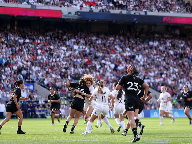 England Red Roses play New Zealand's Black Ferns at Allianz Stadium, Twickenham