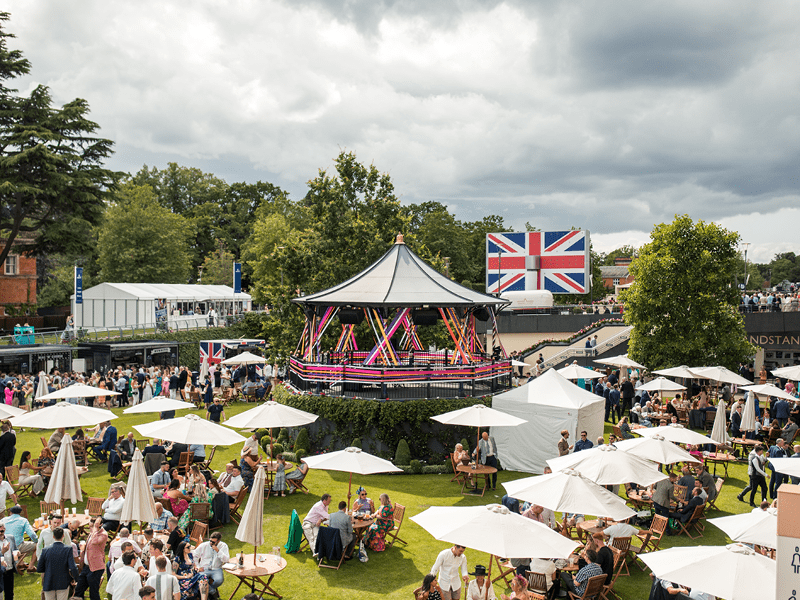 Royal ascot enclosure at Ascot racecourse