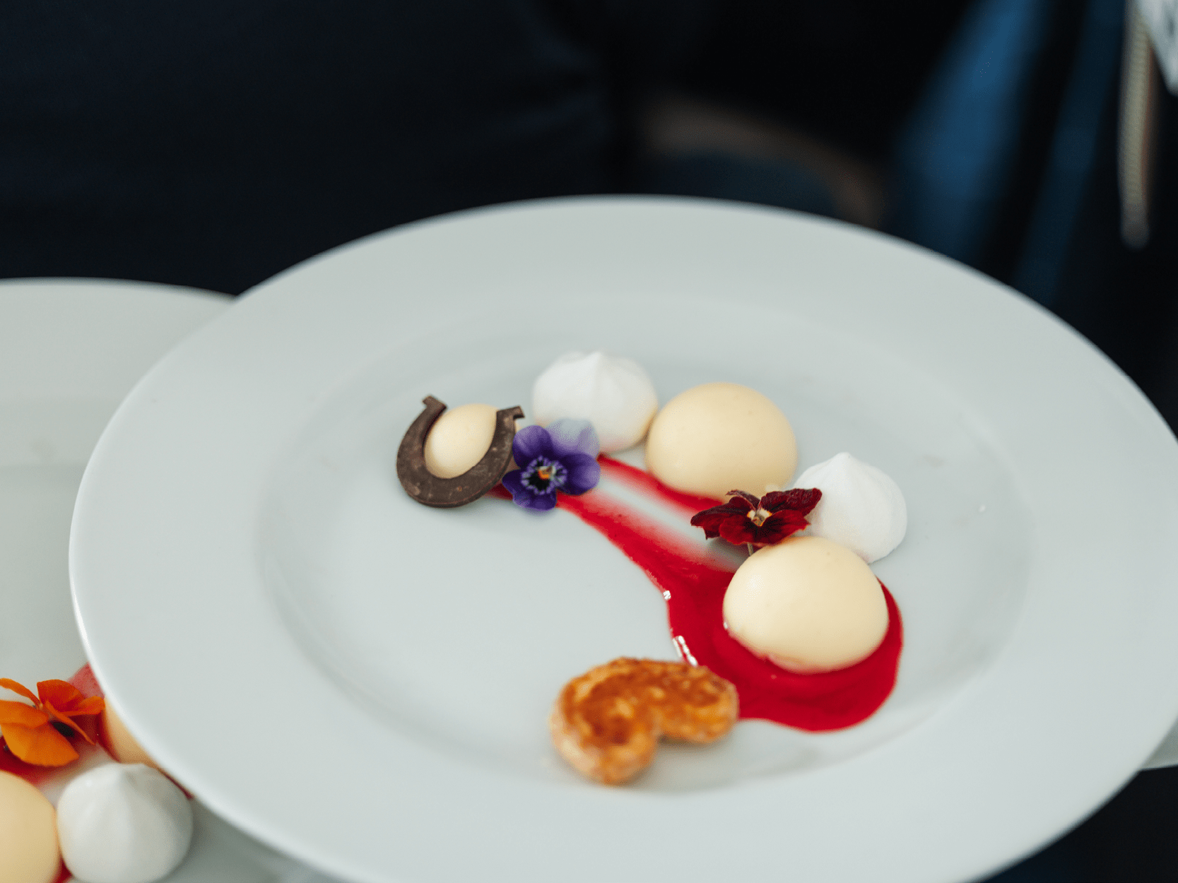 A dessert dish served at Cheltenham Festival race day in hospitality with Keith Prowse