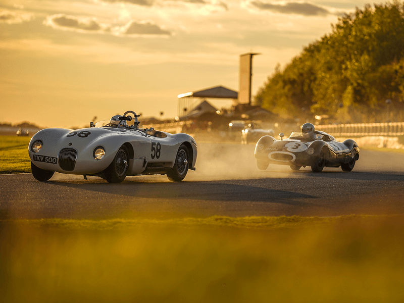 Cars on the track for goodwood festival of speed 