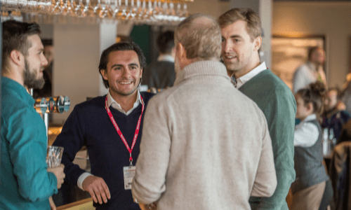 clients and colleagues at The East Wing, Twickenham Stadium