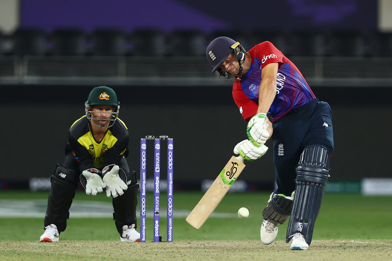 Jos Buttler batting for England