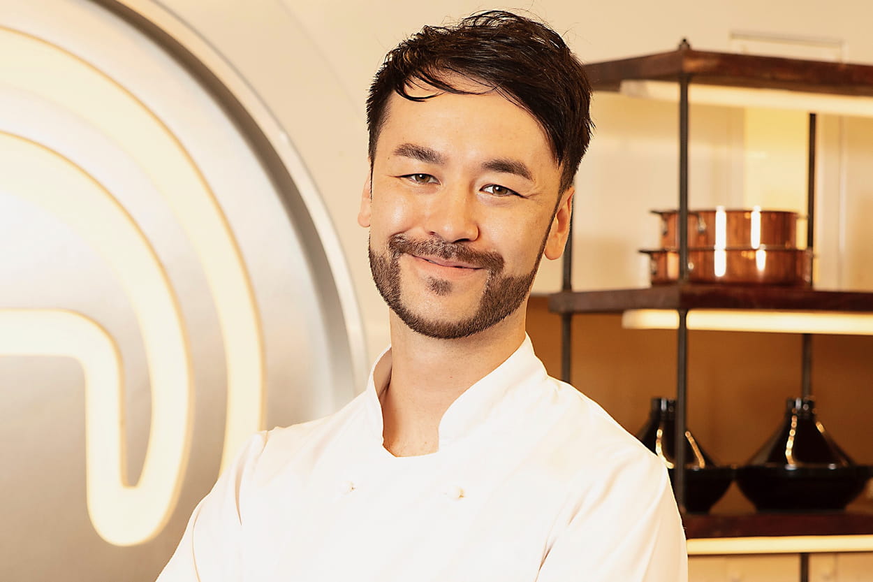 Masterchef the professionals winner Dan Lee in the 501 facility at Edgbaston cricket ground cooking for guests