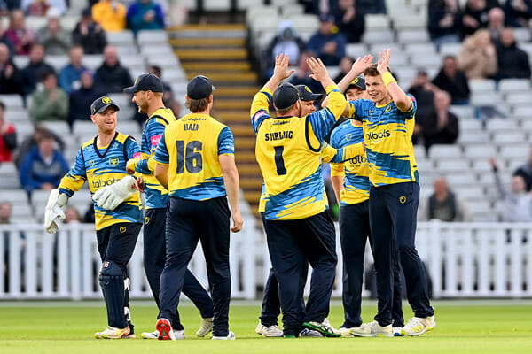 Official hospitality for the Birmingham Bears T20 team at Edgbaston Stadium