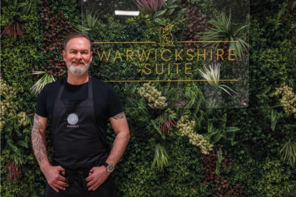 Glynn Purnell in the Warwickshire Suite