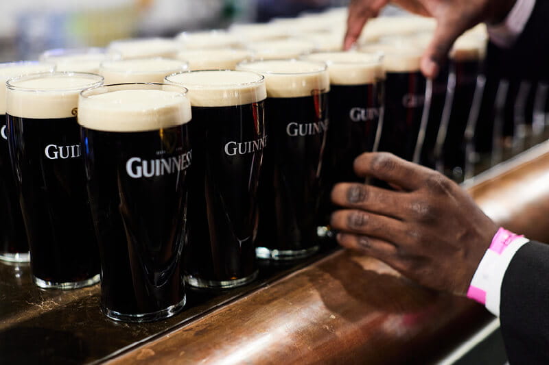 Guinness at England Rugby hospitality