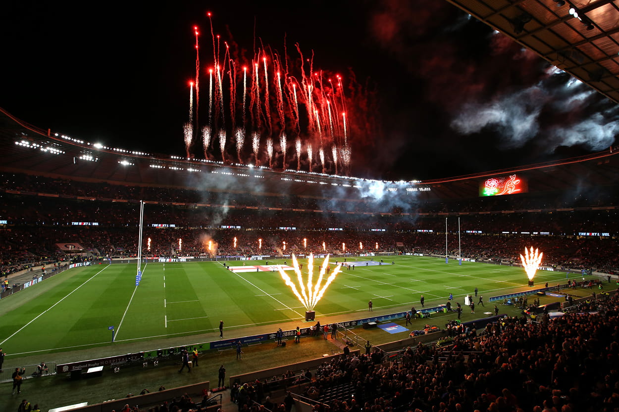 Twickenham Stadium fireworks