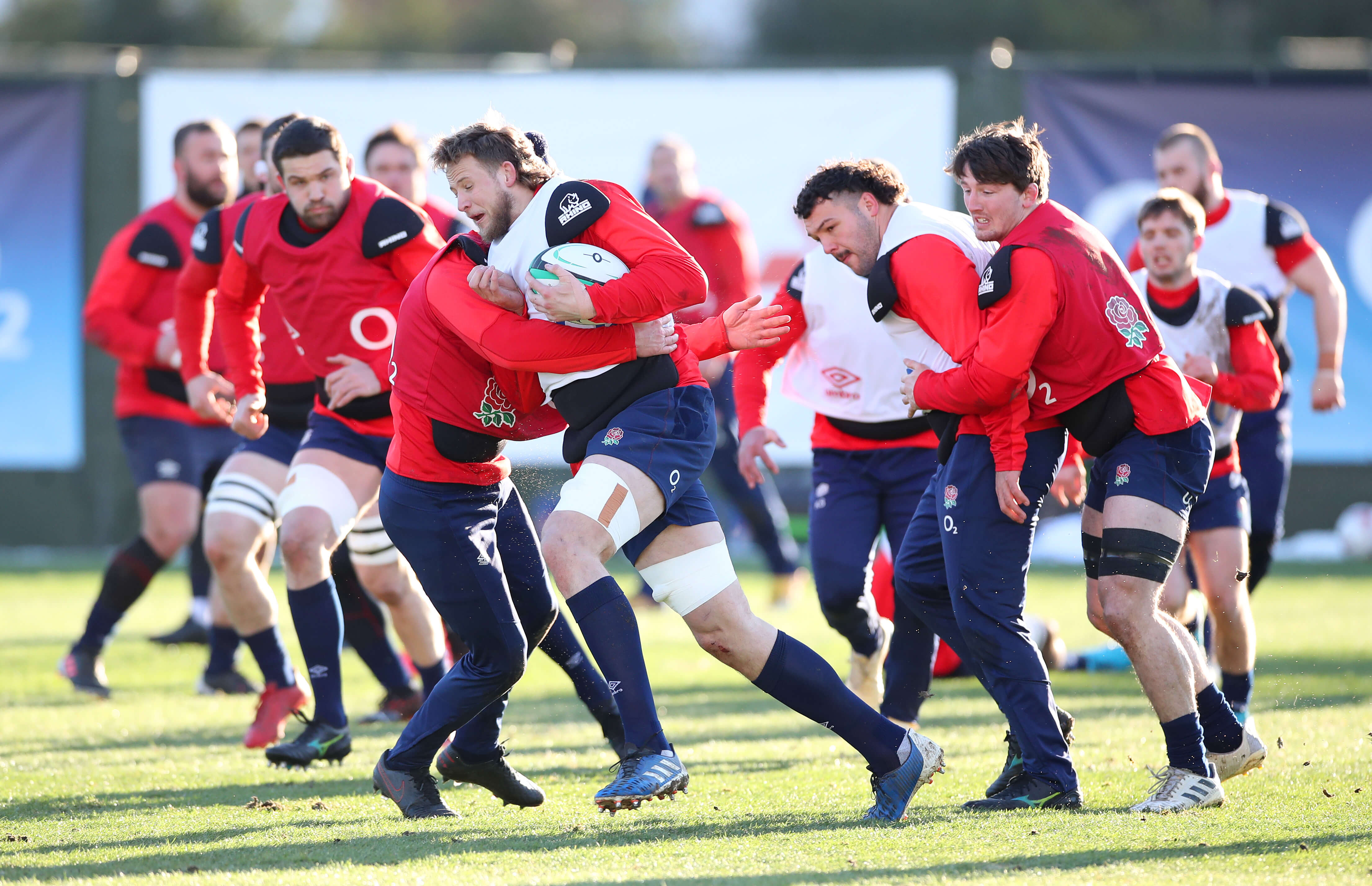 Keith Prowse Rugby - England Rugby team training ahead of their games against the USA in 2021