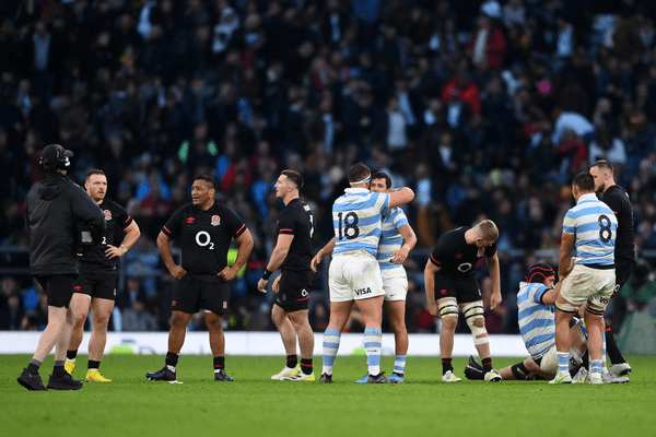 England V Argentina post match