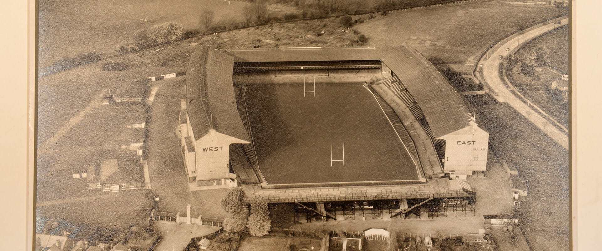 Twickenham Stadium when it was called the cabbage patch back in the 1800's