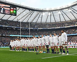 England Rugby Team at Twickenham Stadium