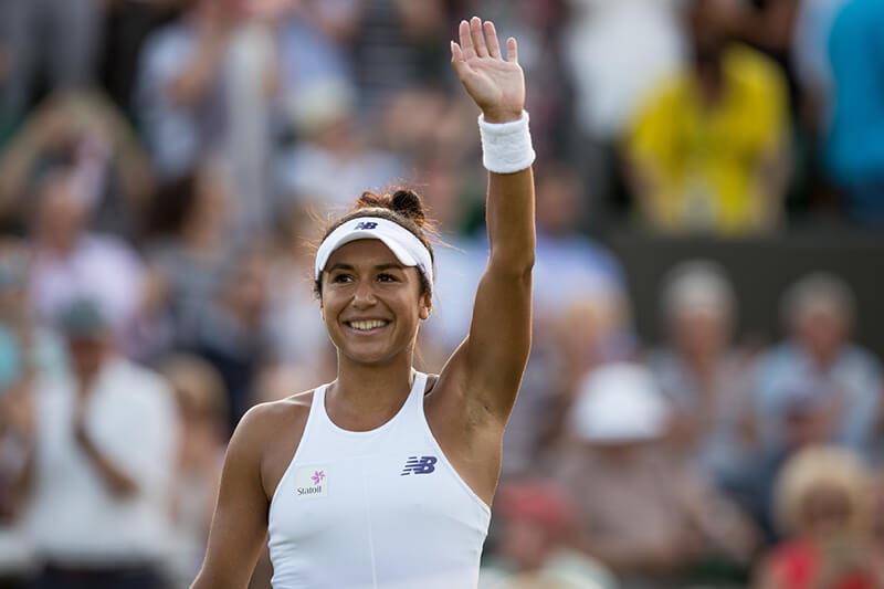 Heather Watson at Wimbledon