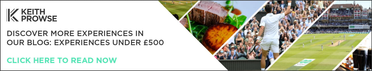 Experiences under 500 blog link banner