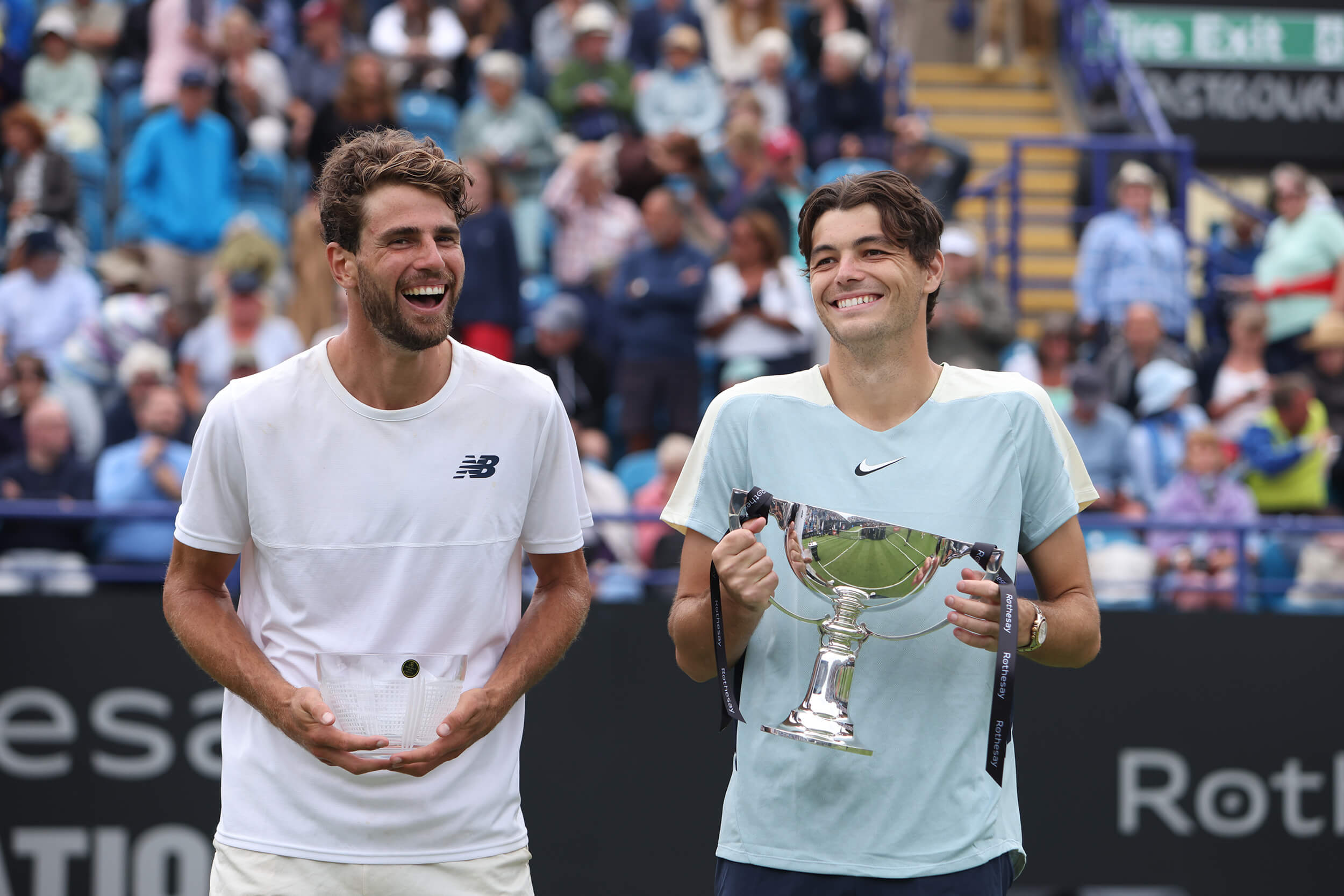 Mens Finalists with Trophies Eastbourne 2022