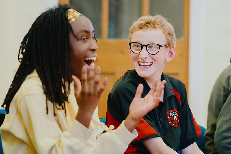 Young children socialising with charities supported by Wimbledon Foundation