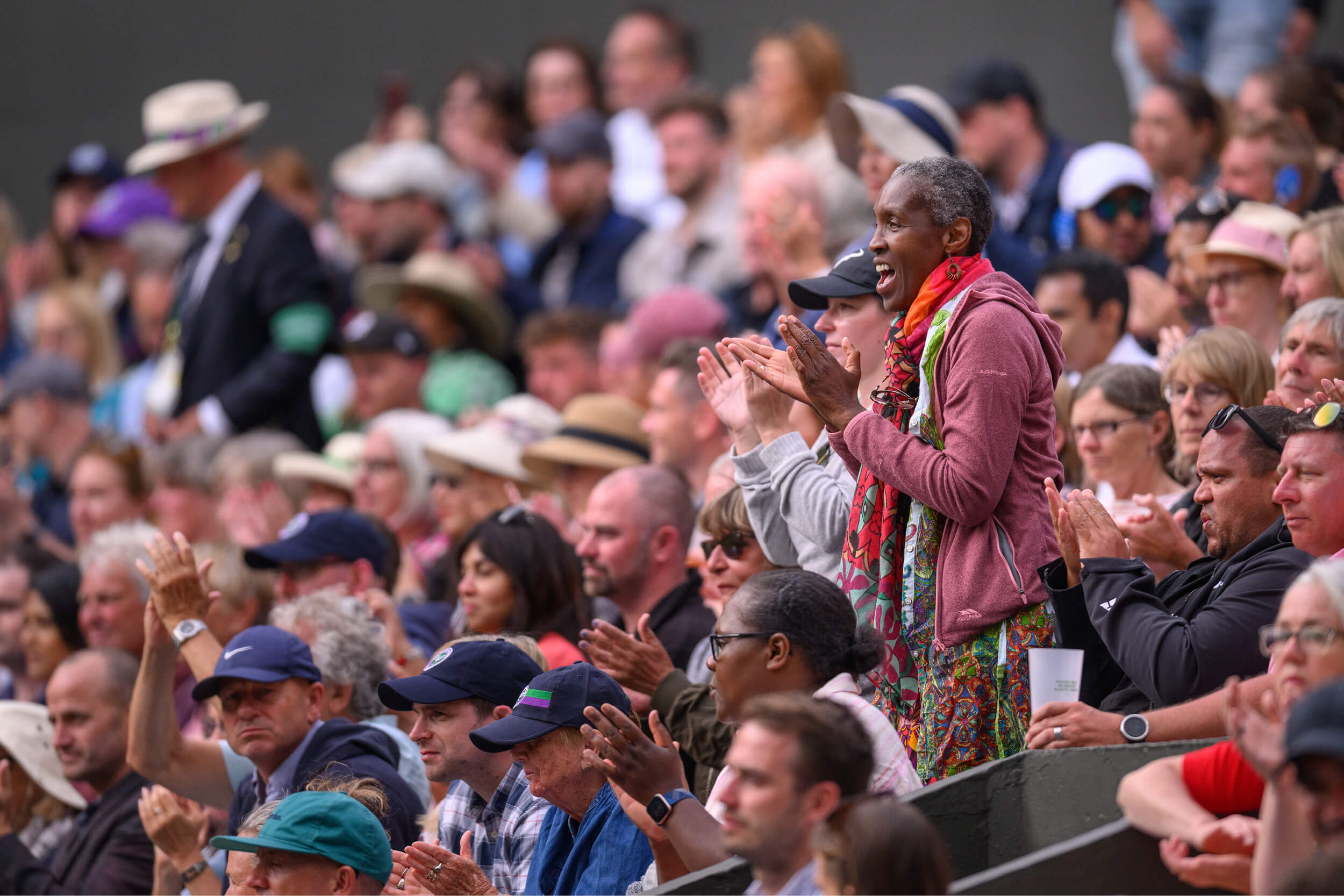 Crowd Clapping at Wimbledon
