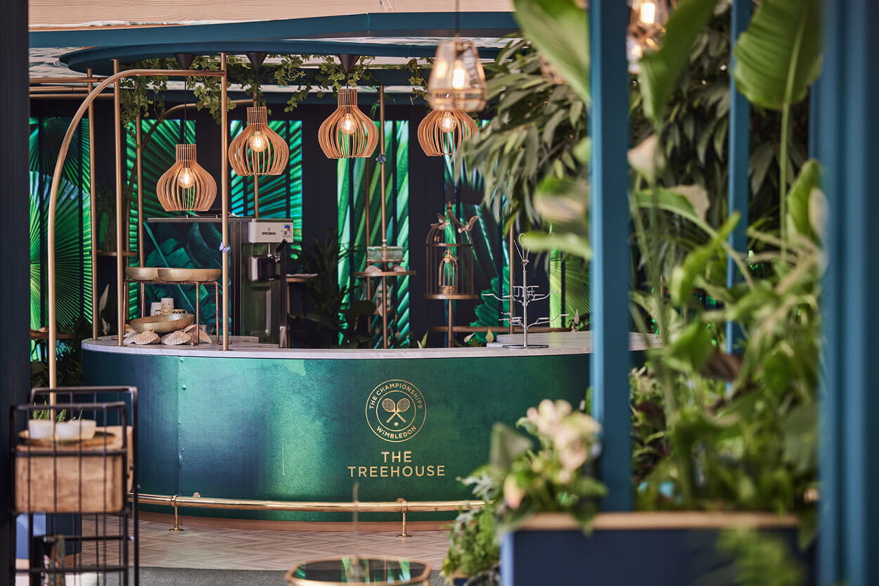 The treehouse facility at the championships wimbledon courtesy of Keith Prowse 