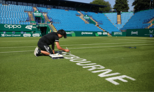 Eastbourne International tennis tournament.