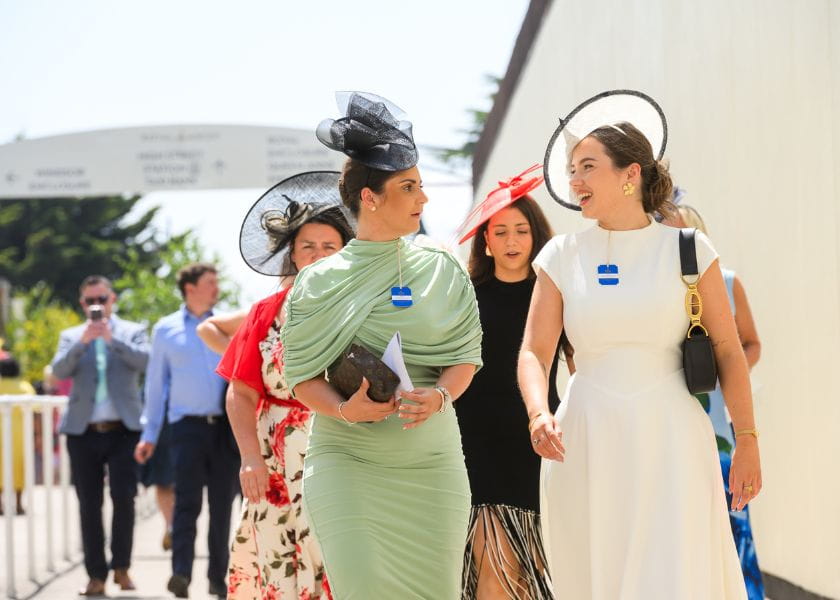 Ascot guests entering the racecourse