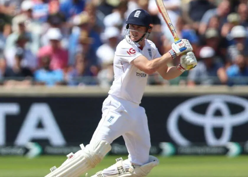 England in action during a Test Match at Edgbaston