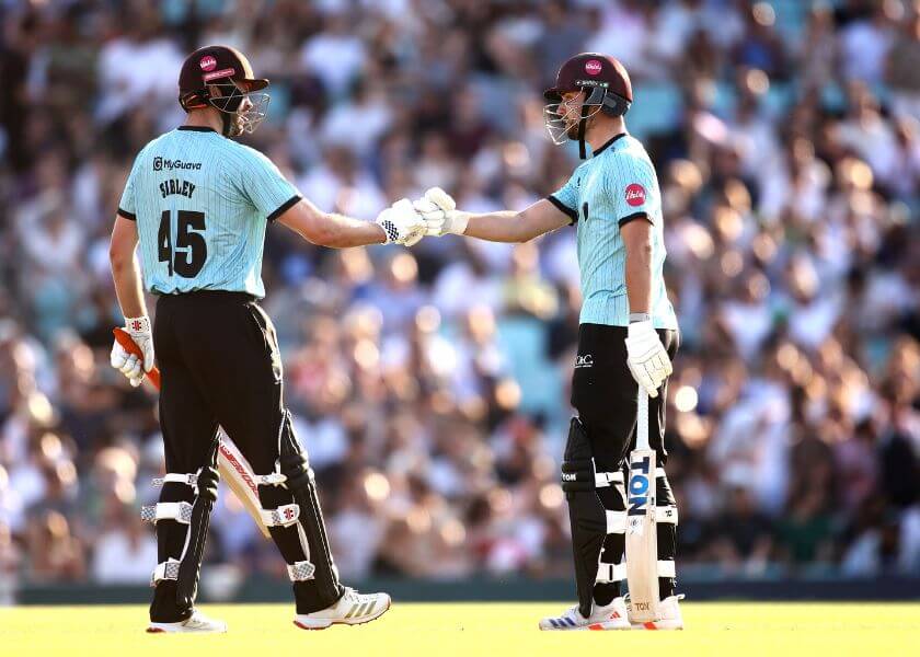 Surrey in action at The Kia Oval