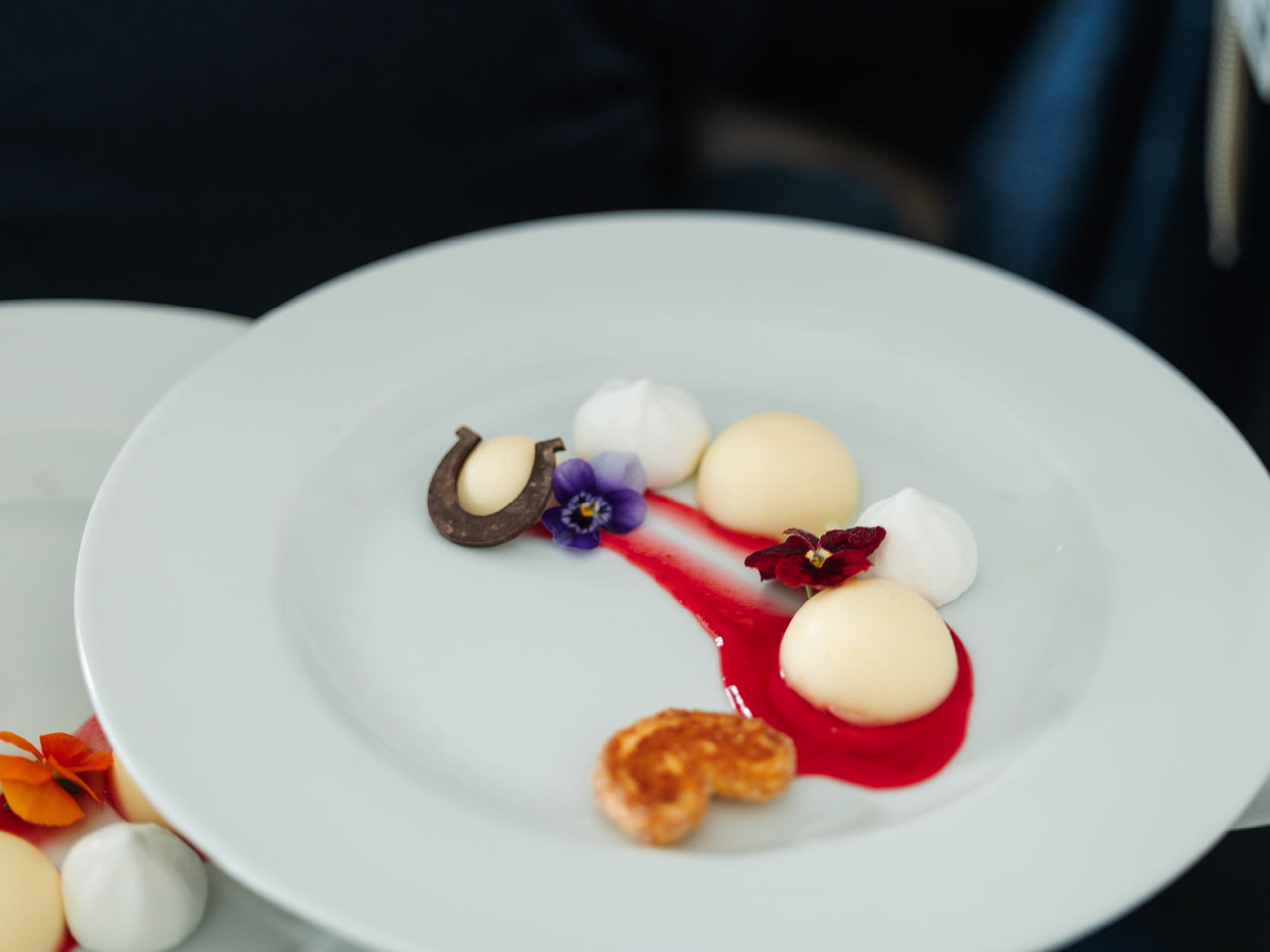 A dessert dish served at Cheltenham Festival race day in hospitality with Keith Prowse