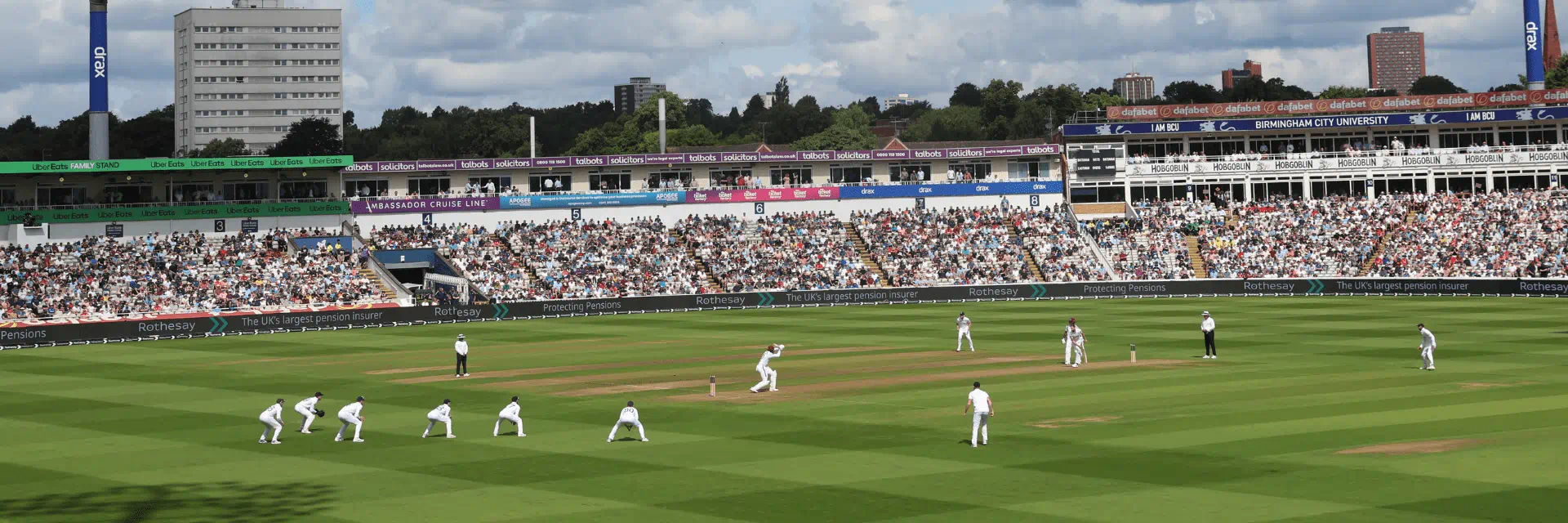 England playing test match at Edgbaston