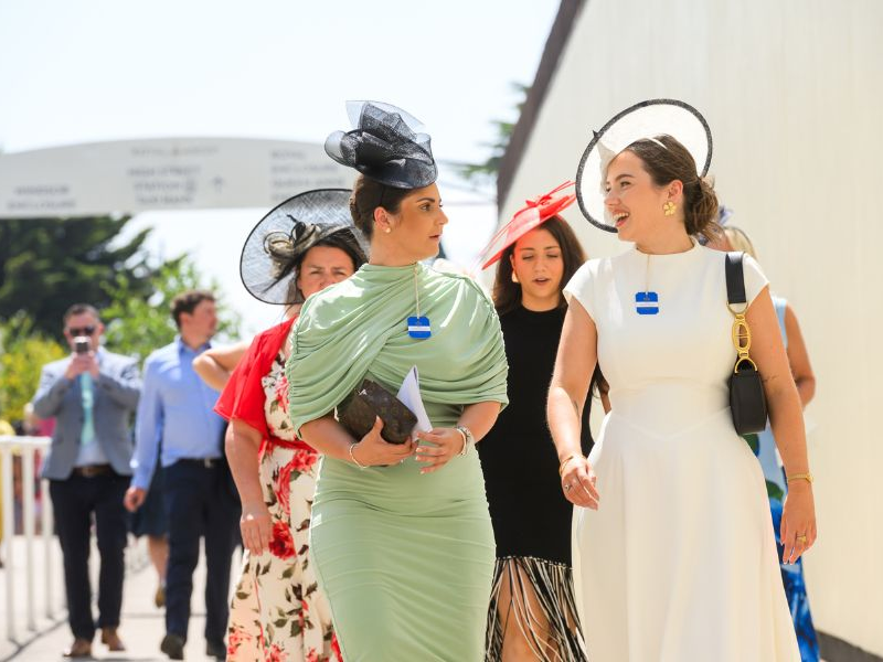 Guests walking at Royal Ascot