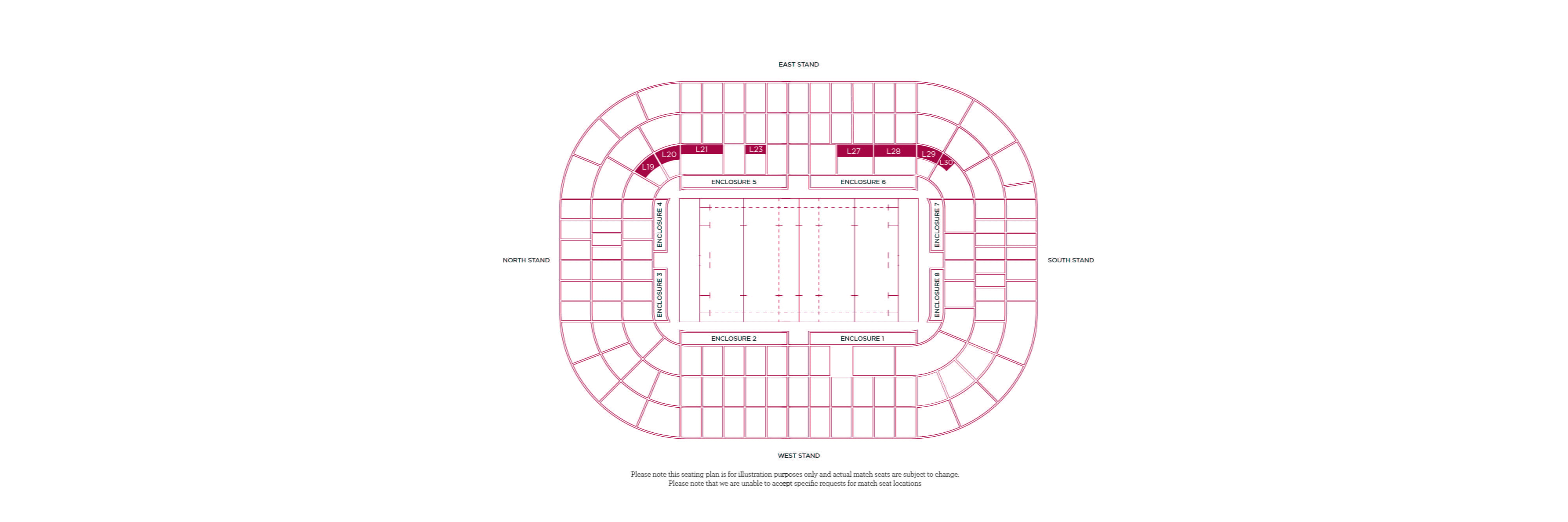 The lock seating plan