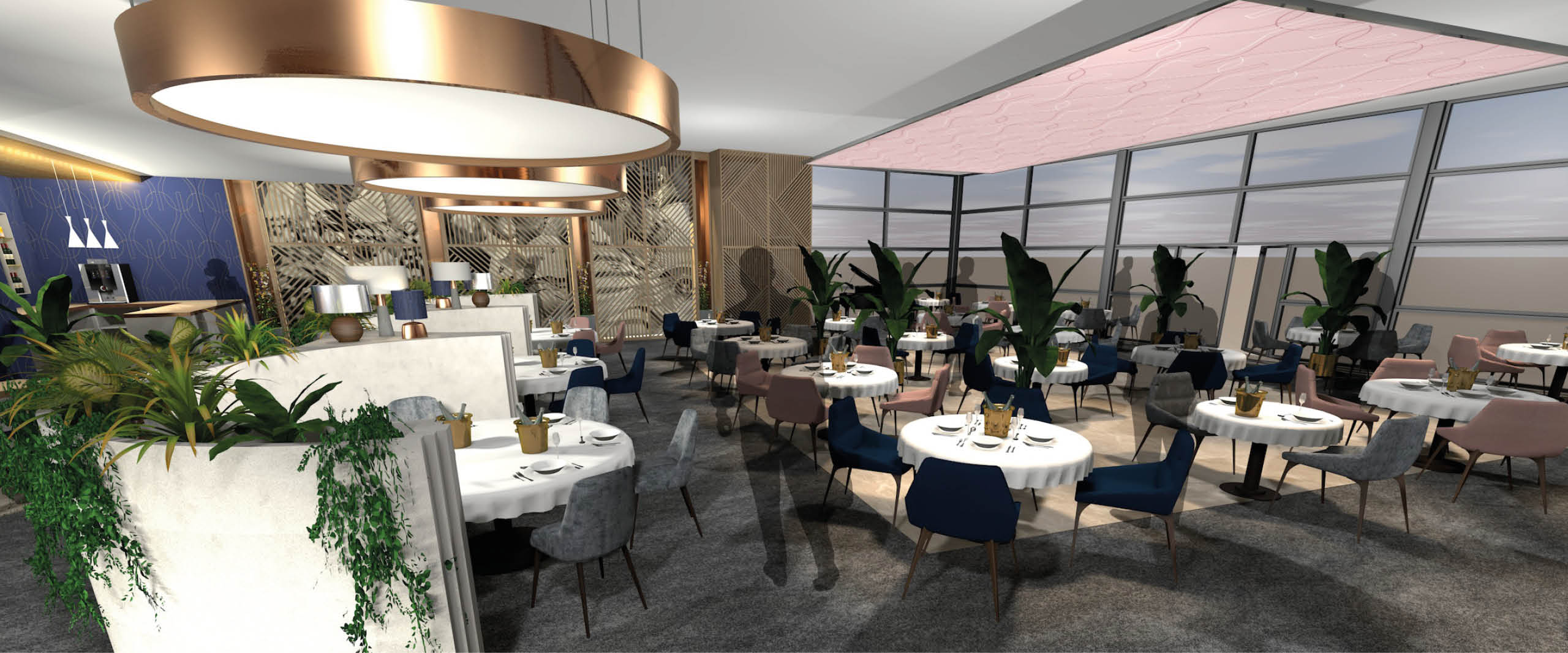 Club Lounge hospitality facility at cinch Championships 2022