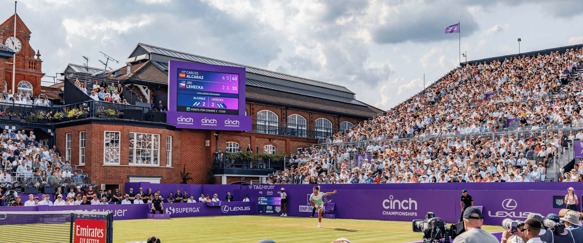 Alcaraz on Centre Court
