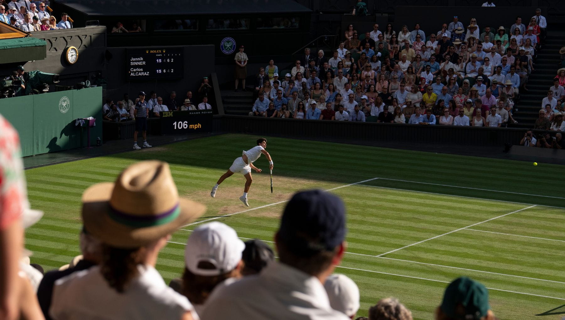 Right at the heart of the Wimbledon action