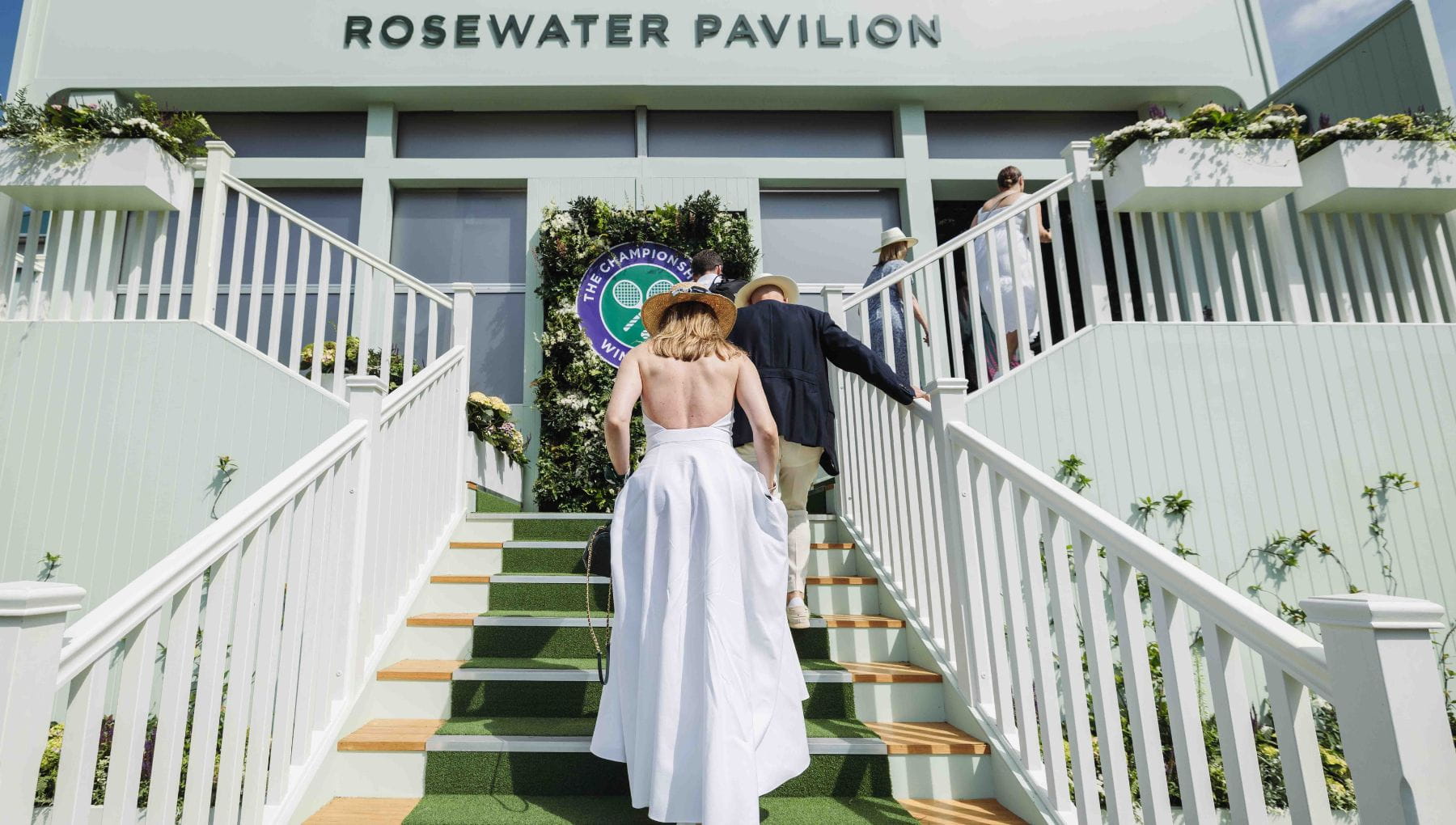 Official hospitality in the Rosewater Pavilion at The Championships, Wimbledon