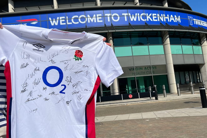 Signed England Rugby Shirt
