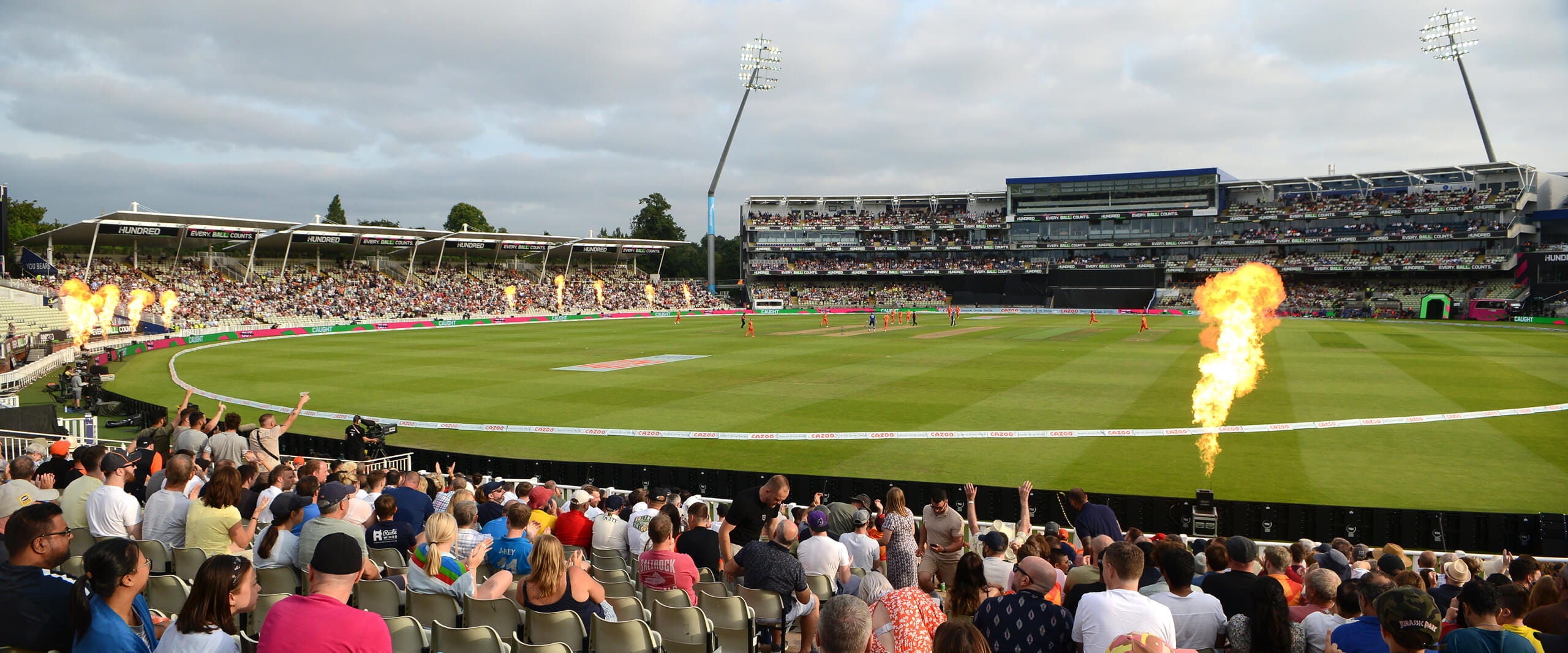 Fireworks at The Hundred in 2021 at Edgbaston Stadium in Birmingham