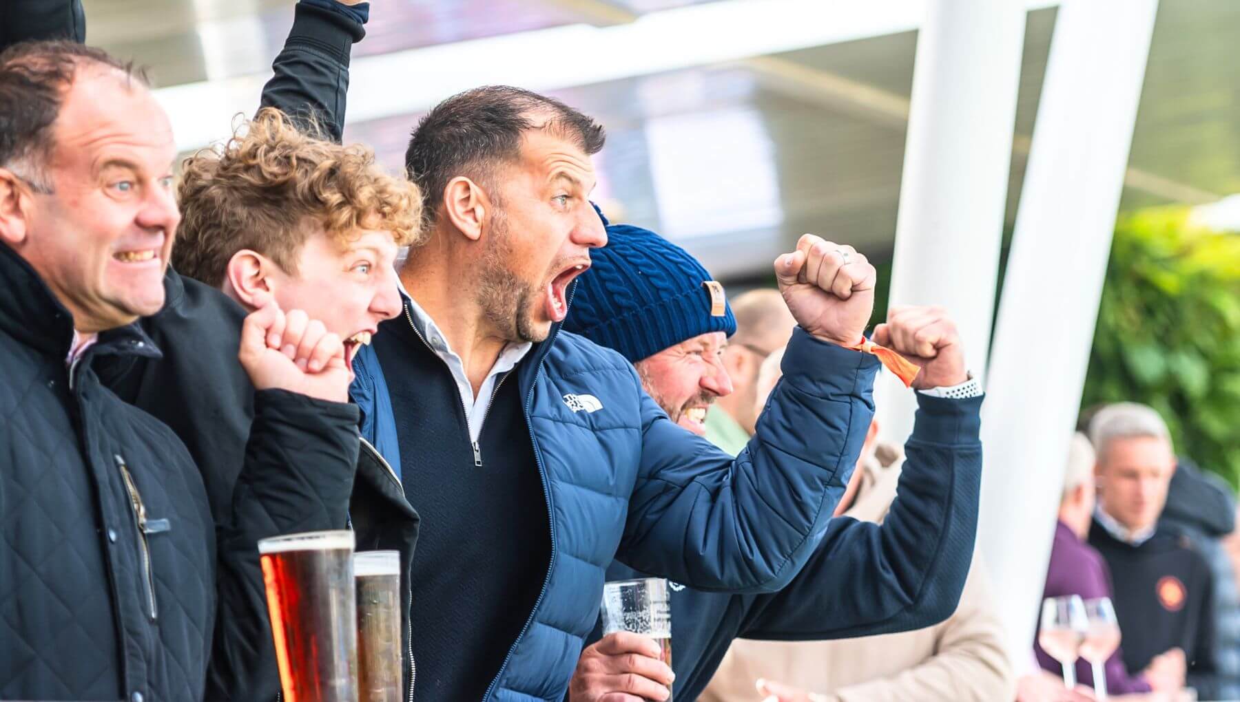 Guests enjoying hospitality in Skyline