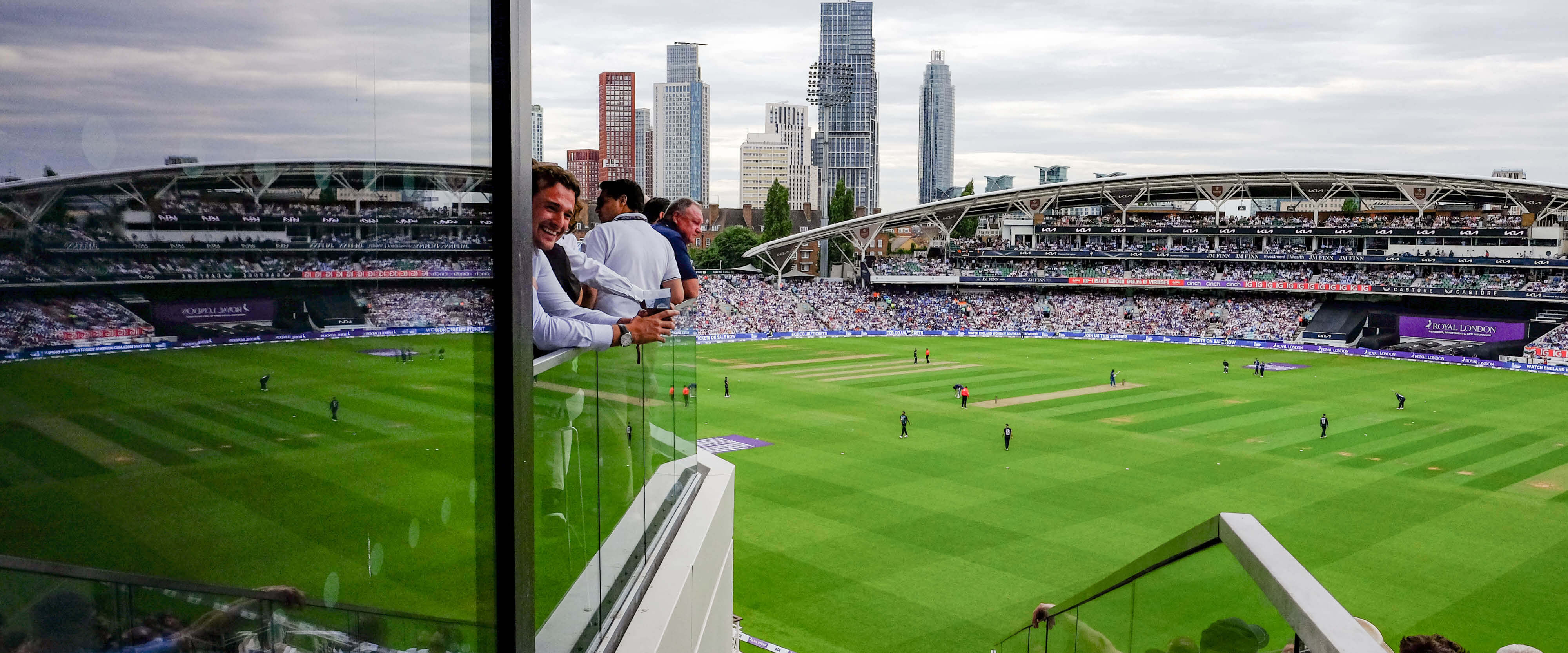 Duchy Suite at The Kia Oval - View of pitch from balcony