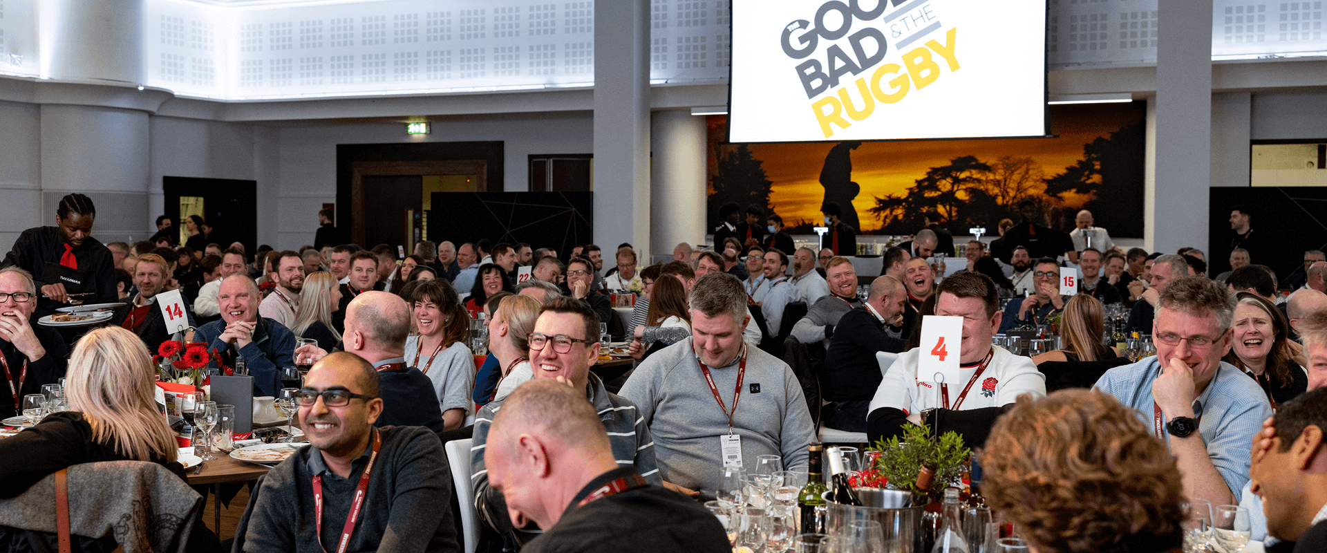 wide angle shot of the players lounge