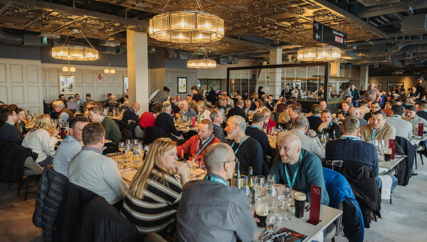 Guests enjoying hospitality in The East Wing