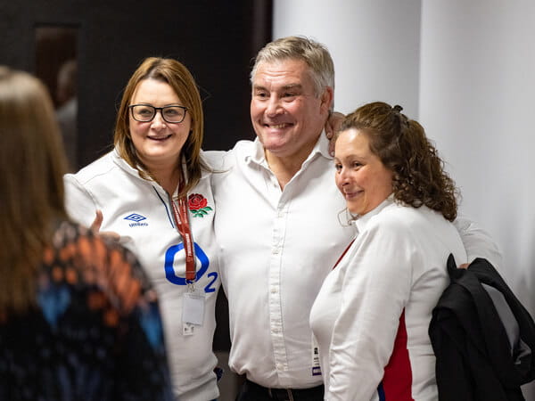 Jason Leonard meeting fans in Rugby House