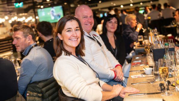 Guests enjoying The Gate on a match day