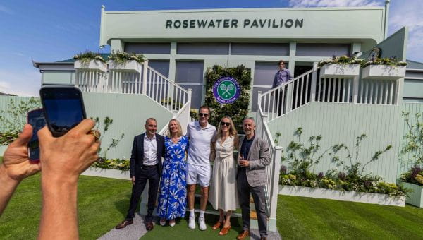 Official hospitality in the Rosewater Pavilion at The Championships, Wimbledon